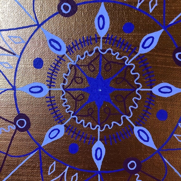 Handmade Acrylic Mandala Painting